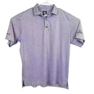 Footjoy‎ Mens Short Sleeve Performance Golfing Shirt Purple Large Laurel Springs